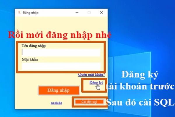 Đăng ký và cài đặt SQL Khởi chạy và cài đặt phần mềm lấy dữ liệu từ MT4 cho Amibroker